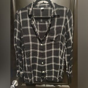 Black Lightweight Buttondown